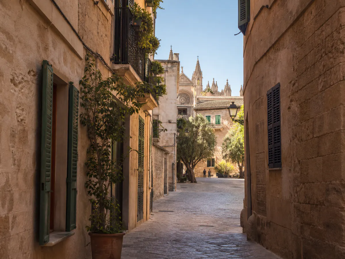 Ruhige Altstadtgasse in Palma
